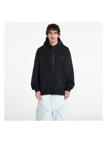 Суитшърт Jordan Sport Hoop Fleece Men's Dri-FIT Full-Zip Hoodie Black/ Dark Shadow XS