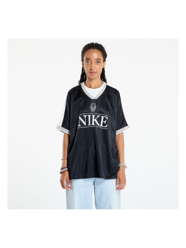 Джърси Nike Sportswear Women's V-Neck Jersey Top Black/ Sail/ College Grey/ Sail M