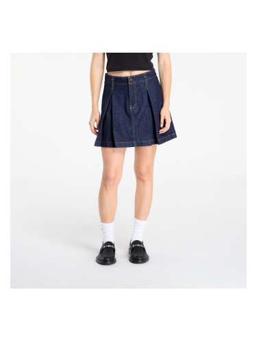 Пола Calvin Klein Jeans Pleated Denim Skirt Blue 26