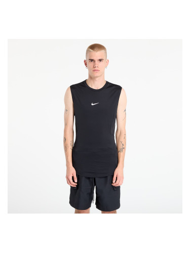Nike Pro Men's Dri-FIT Tight Sleeveless Fitness Top Black/ White S