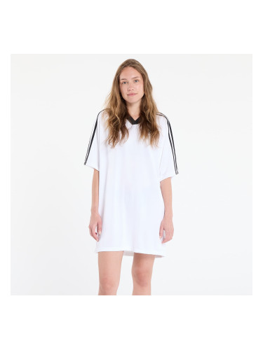 Облекло adidas Adicolor Football Jacquard Oversize Dress White/ Black L