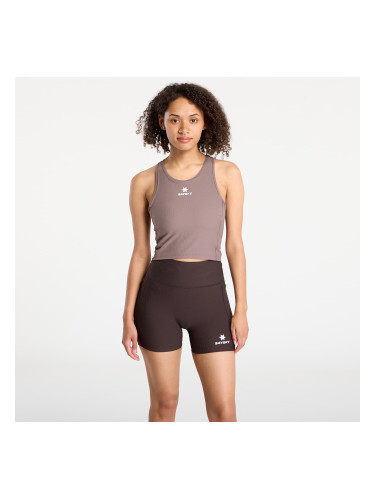 SAYSKY W Combat Rib Crop Top Taupe L