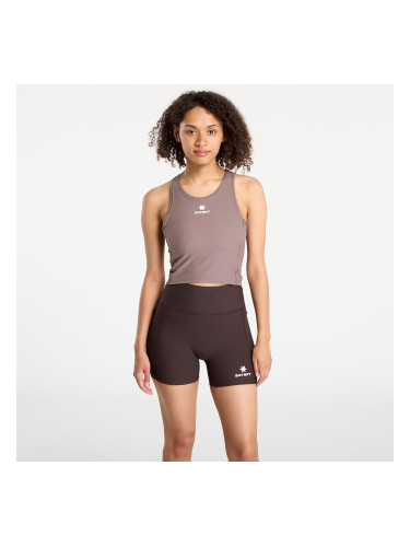 SAYSKY W Combat Rib Crop Top Taupe XS