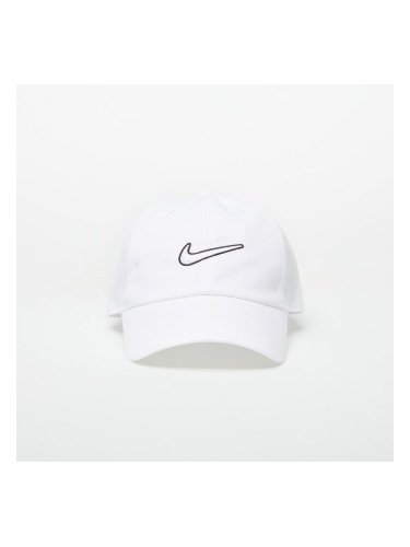Шапка Nike Club Unstructured Swoosh Cap White/ White S/M
