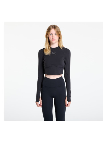Тениска adidas By Stella McCartney Training Longsleeve Crop Black L