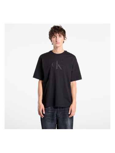 Тениска Calvin Klein Hi Low Emb 16S Jersey Tee Black L