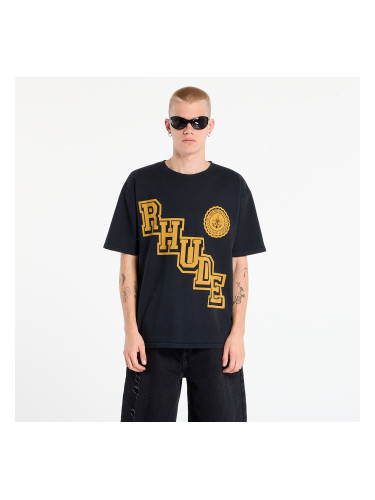Тениска Rhude Collegiate Crest Tee Vintage Black/ Yellow XL