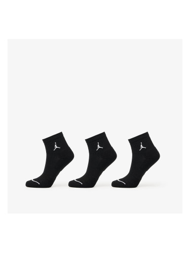 Чорапи Jordan Everyday Ankle Socks 3-Pack Black/ White S