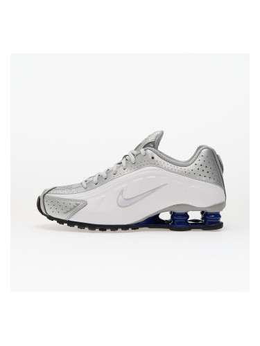 Сникърси Nike Shox R4 White/ White-Mtlc Silver-Deep Royal Blue-Black EUR 44