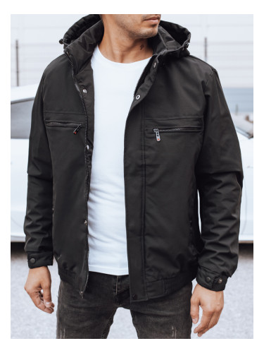 Kurtka męska przejściowa czarna Dstreet