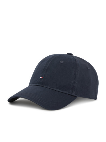 Шапка с козирка Tommy Hilfiger Essential Flag Soft Cap AW0AW17632 Тъмносин