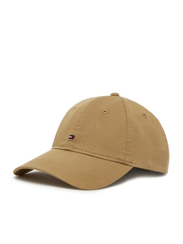 Шапка с козирка Tommy Hilfiger Essential Flag Soft Cap AW0AW17632 Бежов