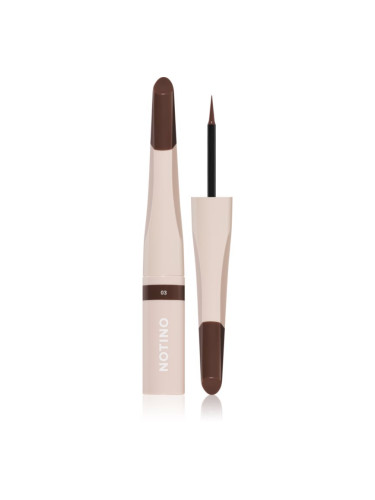 Notino Serum-Infused Lifeproof Eyebrow Liner течна линия за вежди със серум 03 Brown 2.8 мл.