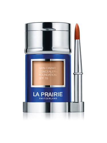 La Prairie Skin Caviar Concealer Foundation грим и коректор SPF 15 цвят NW-10 Tender Ivory 30 мл.