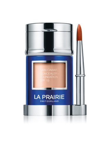 La Prairie Skin Caviar Concealer Foundation грим и коректор SPF 15 цвят NC-05 Pétale 30 мл.
