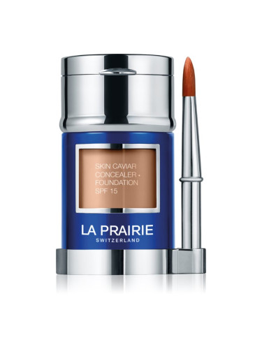 La Prairie Skin Caviar Concealer Foundation грим и коректор SPF 15 цвят NW-40 Almond Beige 30 мл.