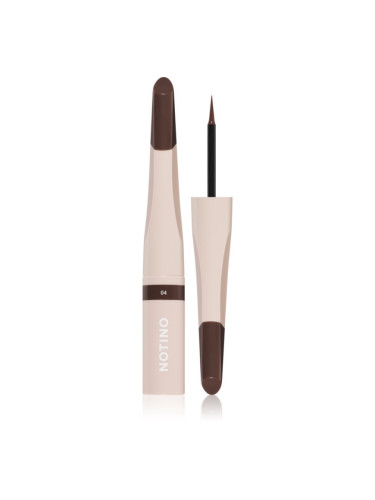 Notino Serum-Infused Lifeproof Eyebrow Liner течна линия за вежди със серум 04 Dark Brown 2.8 мл.