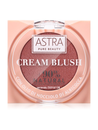 Astra Make-up Pure Beauty Cream Blush кремообразен руж цвят 01 Oasis 2.8 гр.