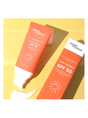 EARTH RHYTHM | Ultra Defence Hybrid Sunscreen Fluid SPF 50 PA++++, 50 ml