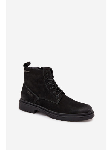 BIG STAR SHOES Кожени Топли Ботуши За Мъже С цип Big Star