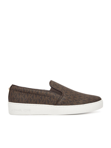 MICHAEL Michael Kors Гуменки Keaton Slip On 43F7KTFP1B Кафяв