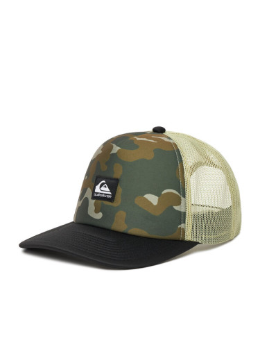 Quiksilver Шапка с козирка Emu Coop AQYHA05354 Зелен