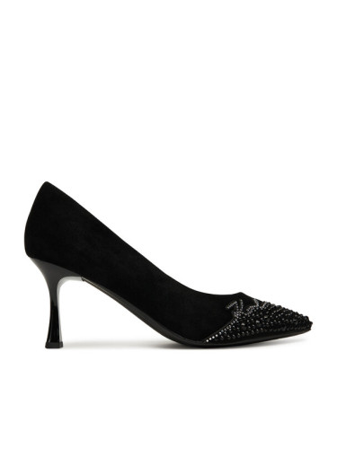 KARL LAGERFELD Обувки на ток Sienna Signature Pump KL32712 Черен