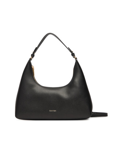 Calvin Klein Дамска чанта Foil Logo Conv Shou?Lder Bag LV04F3272G Черен