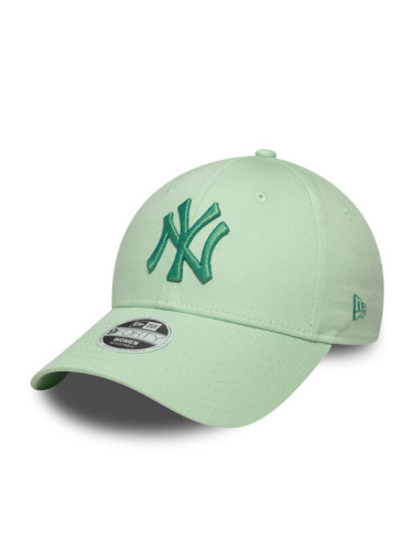 New Era Шапка с козирка New York Yankees Metallic 9FORTY 60667382 Зелен