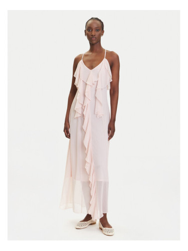 Vero Moda Официална рокля Camille 10336405 Розов Regular Fit