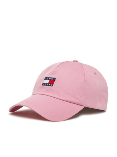 Tommy Jeans Шапка с козирка Heritage Core 5 Panel AW0AW16991 Кафяв