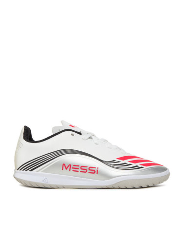 adidas Обувки за футбол F50 Messi Club JP7452 Бял