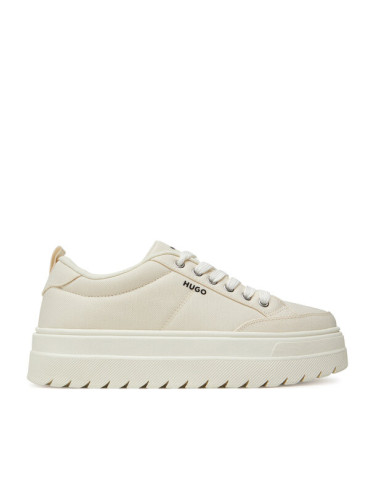 HUGO Сникърси Lyssa 50548178 Бял
