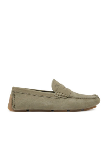 Calvin Klein Мокасини Driver Penny Nu HM0HM01866 Зелен