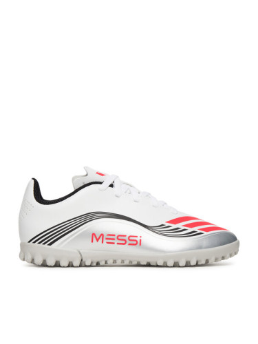 adidas Обувки за футбол F50 Messi Club JP7453 Бял