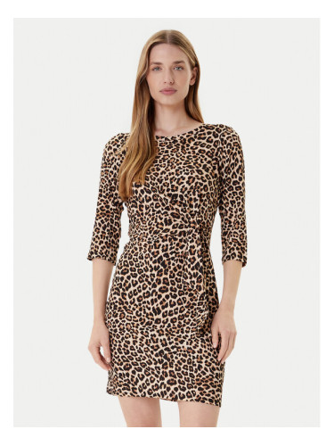 Morgan Ежедневна рокля 252-RJOSY Кафяв Regular Fit