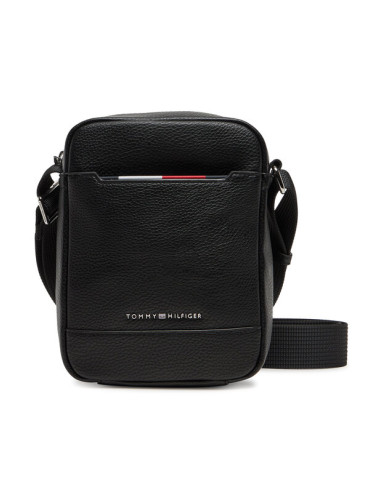 Tommy Hilfiger Мъжка чантичка Th Central Mini Reporter AM0AM13486 Черен