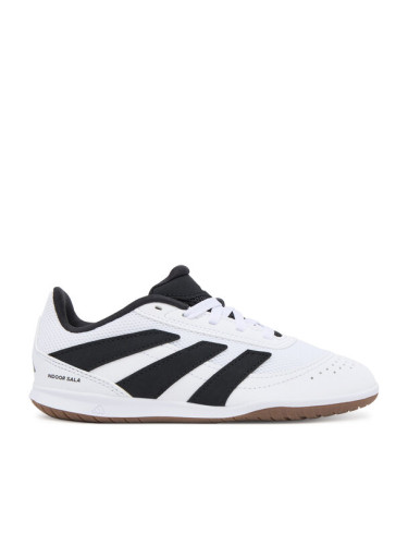 adidas Обувки за футбол Predator Club Sala JR7026 Бял