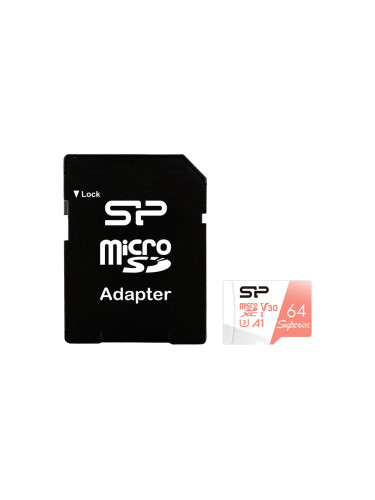 Памет microSD Silicon Power Superior64GB