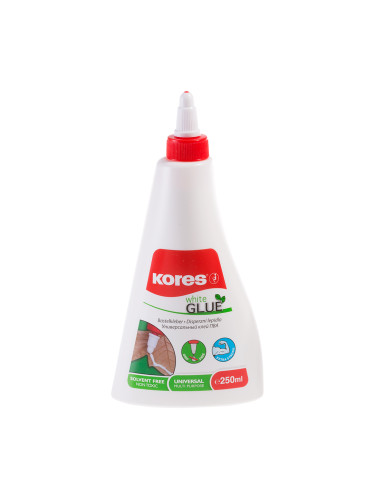 Бяло лепило PVA Kores White 250мл