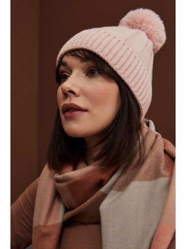 Marisse Cap with a pompom