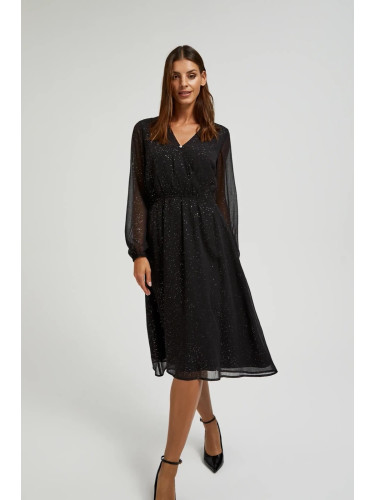 Marisse WOMEN'S DRESS L-SU-4606 BLACK