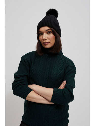 Marisse Cap with a pompom