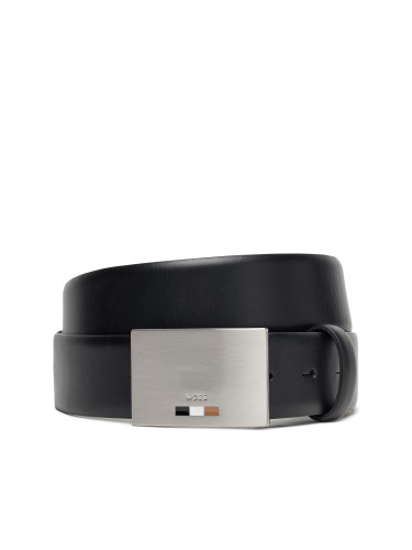 Мъжки колан BOSS 50537467 Черен