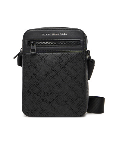 Мъжка чантичка Tommy Hilfiger Th Monogram Mini Reporter AM0AM13836 Черен