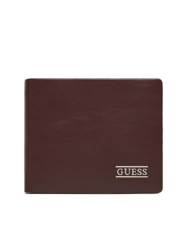 Портфейл Guess SMNEBR LEA20 Кафяв