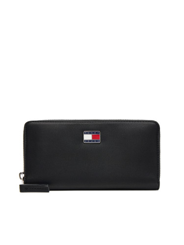 Портфейл Tommy Jeans Tjw Cool Large Za AW0AW17879 Черен