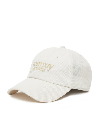 Шапка с козирка Tommy Jeans Script AW0AW17908 Екрю