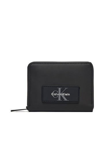 Портфейл Calvin Klein Utility Ew L Zip LV04D1134G Черен