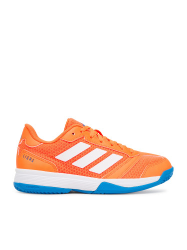 Обувки за зала adidas Ligra 8 Indoor Kids JR9299 Оранжев